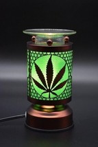 Electric Marijuana Metal Touch Aroma Lamp/Oil Warmer/Wax Burner/Nite Lamp F/Ship - £18.22 GBP