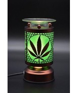 Electric Marijuana Metal Touch Aroma Lamp/Oil Warmer/Wax Burner/Nite Lam... - £18.22 GBP