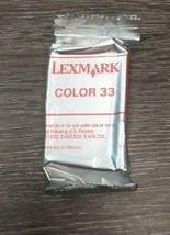 Lexmark 33 (18C0033) Color Ink Cartridge GENUINE NEW  - $8.86