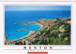 France Postcard Cote d&#39;Azur Menton French Riviera  - £3.18 GBP