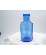 PA2 - 1910&#39;s Phillips Milk of Magnesia Cobalt Blue 5&quot; Medicine Bottle - $7.00