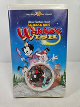 Animaniacs Wakkos Wish VHS 1999 Clamshell Case USED Tape with SEALED TOY - £13.54 GBP