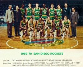 1969-70 San Diego Rockets 8X10 Team Photo Basketball Picture Nba - £4.72 GBP