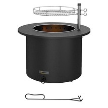 Outsunny Smokeless Fire Pit &amp; Grill: 25&quot; Portable - $231.99
