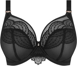 Elomi Women&#39;s Plus Size Priya Underwire Plunge Bra US 34L EU75L - £37.29 GBP