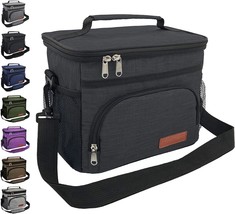 Insulated Lunch Bag for Women Men Reusable Lunch Box for Office Picnic Hiking Be - £28.04 GBP