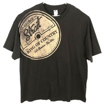 George Straight Mens Shirt Size XXL King of Country Concert 2012 Tour Brown  - $23.35