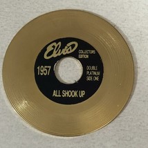 Elvis Presley All Shook Up Mini Gold Record That’s When Your Heart Aches... - £9.67 GBP