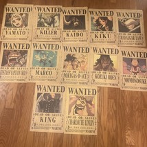 One Piece 12 Count Wanted Posters 16 1/2” X 11” - $60.78