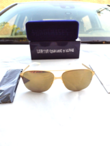 Mykita sunglasses men schorsch F9-Gold flash square - $348.17
