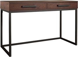 Signature Design By Ashley Horatio Urban Industrial 48&quot; Home Office Desk, Brown - £204.51 GBP