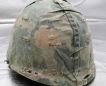 Original Vietnam War Era M1 Helmet With Camo Cover - £140.58 GBP