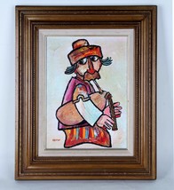 Jovan Obican: The Bagpiper - Acrylic Painting Signed - £1,083.63 GBP