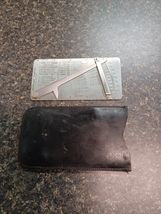 Vintage Pipe Pit Gage Moorlane Company Leather Case Tulsa OK Made in USA - $19.79