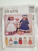 McCall&#39;s Crafts 8555 Gotz 18&quot; Doll Clothing Raincoat Apron Dress Sweater... - £6.19 GBP