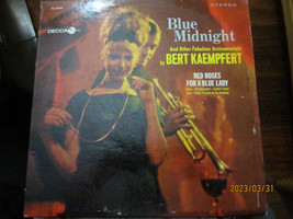 Bert Kaempfert Blue Midnight Record Album Vinyl LP - £7.80 GBP