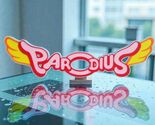 Parodius Konami Video Game Logo Sign Display Stand Collectible Merchandise - $14.69