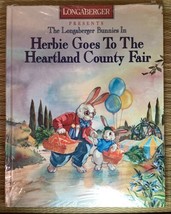 Vintage Longaberger Bunnies Book Herbie Heartland County Fair Easter 1995 NEW - £9.86 GBP