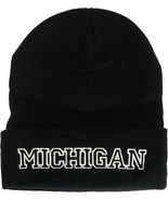 Michigan Cuffed Winter Knit Beanie Toboggan Hat (Black/White) - €12,84 EUR Michigan Cuffed Winter Knit Beanie Toboggan Hat (Black/White) - €12,84 EUR