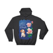 Just a Woman Who Loves Beagles : Gift Hoodie Animal Dog Flower Floral Vintage Be - £28.11 GBP