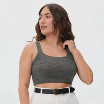 Everlane Crop Tank Womens Small Gray Yak And Wool Blend Cozy Stretch Knit NWT - $23.47