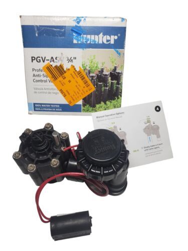 Hunter PGV-ASV 3/4 in. Professional Grade Anti-Siphon Control Irrigation... - $9.46