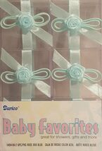 Clear Favor Boxes - Blue Rose (6) - Party Supplies - $2.61