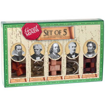 Great Minds Wood &amp; Metal Brainteaser Puzzle 5pcs - Men - $47.53