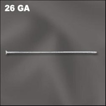 1&quot; Sterling Silver 26 gauge (Lite) Headpins (100) Great for Fresh Water ... - $15.84