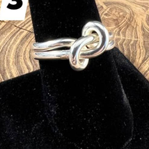 Sterling Silver Knot Band Ring - $38.61
