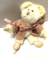 Boyd’s BEARS Gouda White Mouse Stuffed Plush Jointed 6” Pink Knit Sweate... - $20.31 CAD