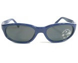 Vaurnet Niños Gafas de Sol POUILLOUX B700 Azul Redondo Monturas Con Gris... - $55.73