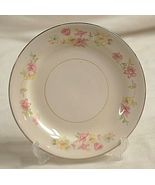 Homer Laughlin Eggshell Nautilus Bread &amp; Butter Plate Multi Color Flower... - $14.84