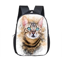 12 Inch Galaxy  Cat Backpack Children School Bags Girls Boys  Backpack Baby  Bag - £103.98 GBP