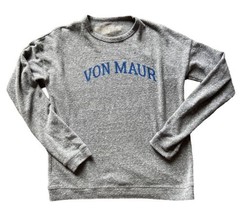 Von Maur Long Sleeve Womens Xtra Small Retro Brand Heather Grey Sweater - £8.32 GBP