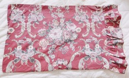 Ralph Lauren Pillowcase Marseille Danielle Standard Floral Wash Red (1) - $58.86