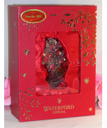 New Waterford Christmas Wonders Lead Crystal Tree Ornament Bear on Rocki... - $843.37 MXN