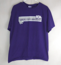 Varneys NCAA Kansas State University Wildcats Mom Women&#39;s Purple T-Shirt... - £11.52 GBP