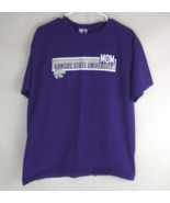 Varneys NCAA Kansas State University Wildcats Mom Women&#39;s Purple T-Shirt... - £11.44 GBP