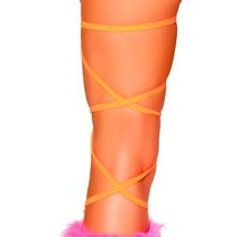 Orange Thigh Leg Wraps Body Straps Dance Rave Club Festival Costume 3021 - $12.86