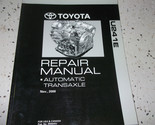 2005 Toyota CAMRY AUTOMATIC TRANSAXLE Service Shop Repair Manual U241E O... - £88.36 GBP