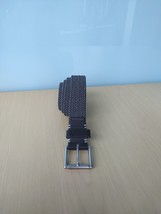 Cole Haan 32mm Braided Stretch Weave Belt WORLDWIDE SHIPPING - £42.59 GBP