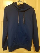 Women Adidas Climawarm Hoodie  Royal Blue Size XS Embroidered Sleeve Logo - $14.55