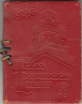 1948 Vtg Texas Technological College Yearbook Lubbock TX Commencement Graduates  - £86.15 GBP