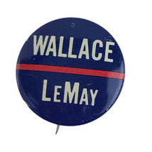 Vintage 1968 Wallace Lemay Pinback Button Political Election  Independen... - $6.76