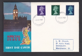 Great Britain: 1967 Definitives QEII Special Issue FDC. Ref: P0125 - £0.46 GBP