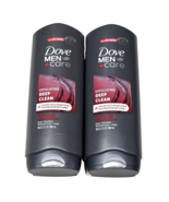 2 Pack Dove Men Care Exfoliating Deep Clean Exfoliant Body Face Wash 18oz. - $632.33 MXN