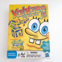 SpongeBob SquarePants Yahtzee Jr Game Night Dice Hasbro Nickelodeon Fun Complete - £7.52 GBP