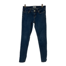 Aeropostale Womens Ashley Ultra Skinny Jeans Blue Stretch Low Rise Juniors 3/4 - £17.45 GBP
