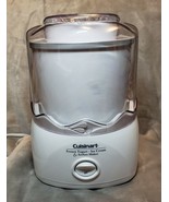 Cuisinart ICE-20 Automatic Ice Cream Maker - White OPEN BOX NEW TESTED - £40.44 GBP